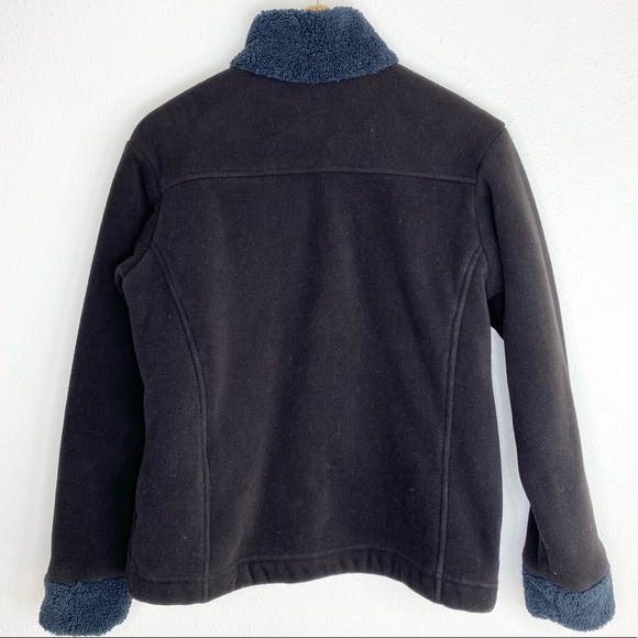 Patagonia Synchilla Black/Blue Sherpa Medium - Picture 2 of 8